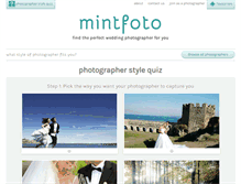 Tablet Screenshot of mintfoto.com